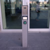 pillar mounted card reader